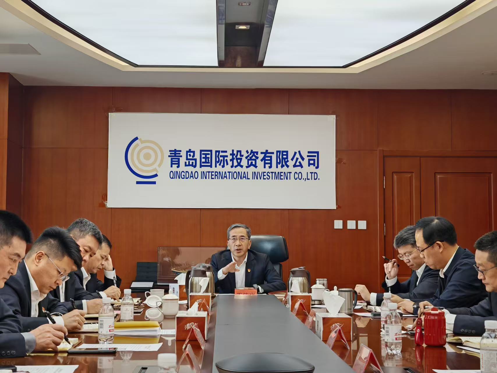 青岛国投公司党委召开2024年度党支部书记述职评议暨中层干部述职述责述廉工作会议